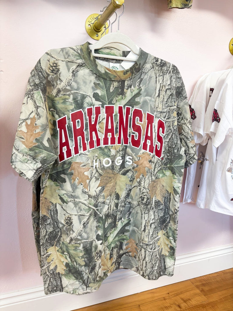 Arkansas Camo Gault Tee
