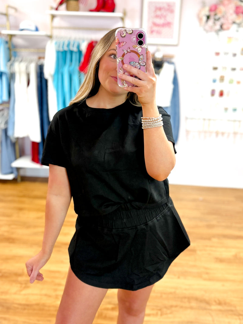 Blossom Set In Black