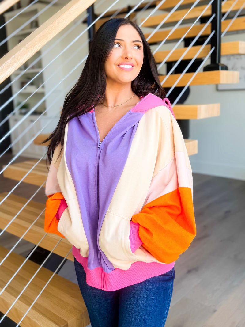 Calyn Color Block Hoodie