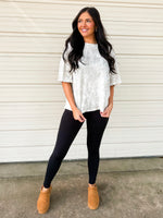 White Camo Top