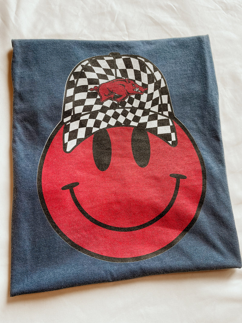 Smiley Hog Hat Tee
