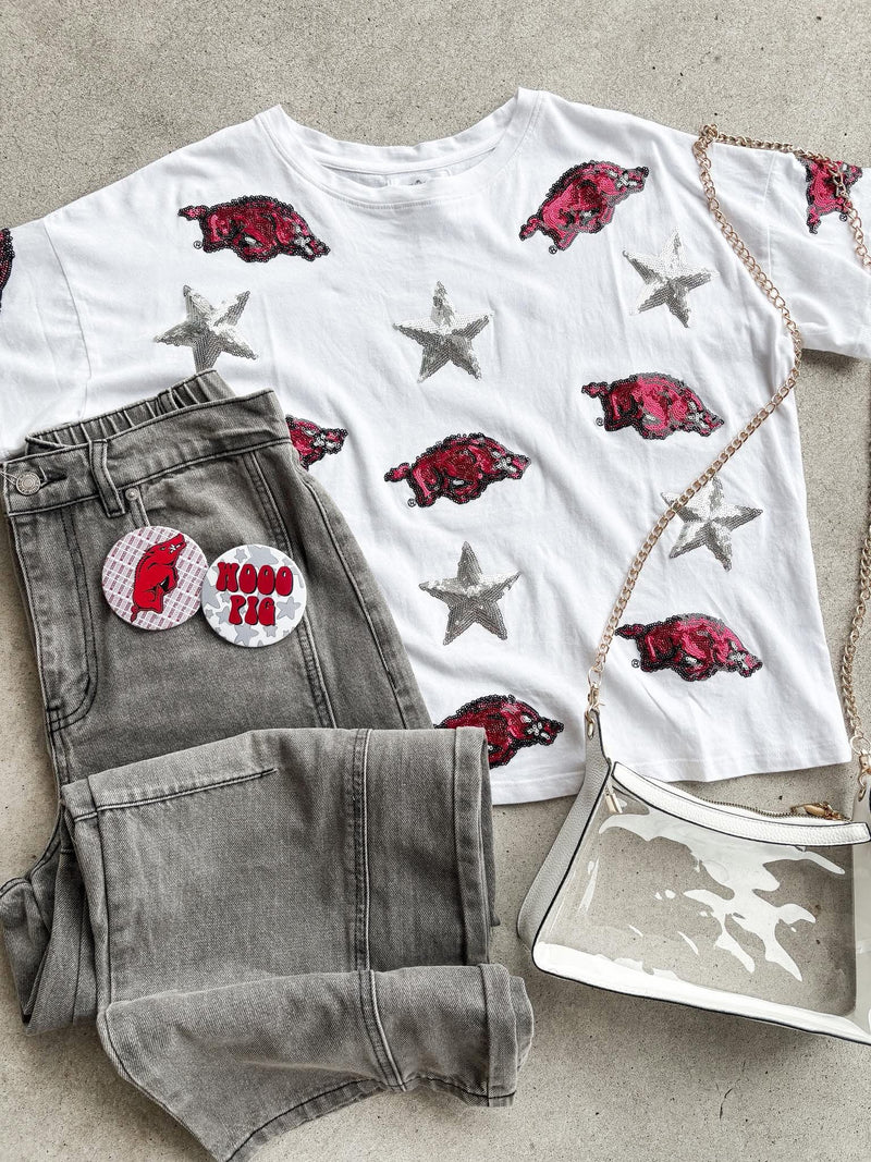 Sequins Arkansas Tee