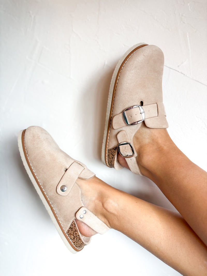 Slingback Clogs in Sand