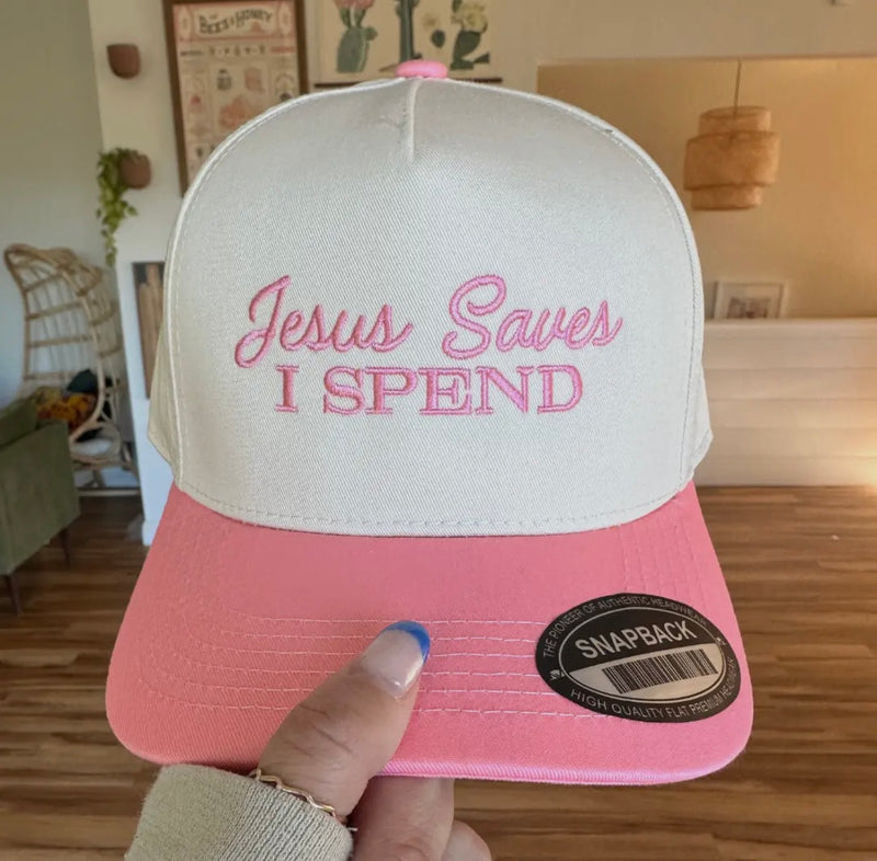 Jesus Saves I Spend Trucker