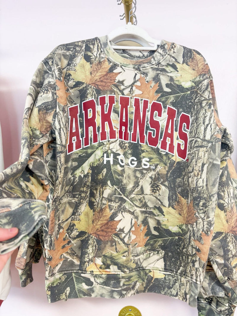 Arkansas Camo Sweatshirt