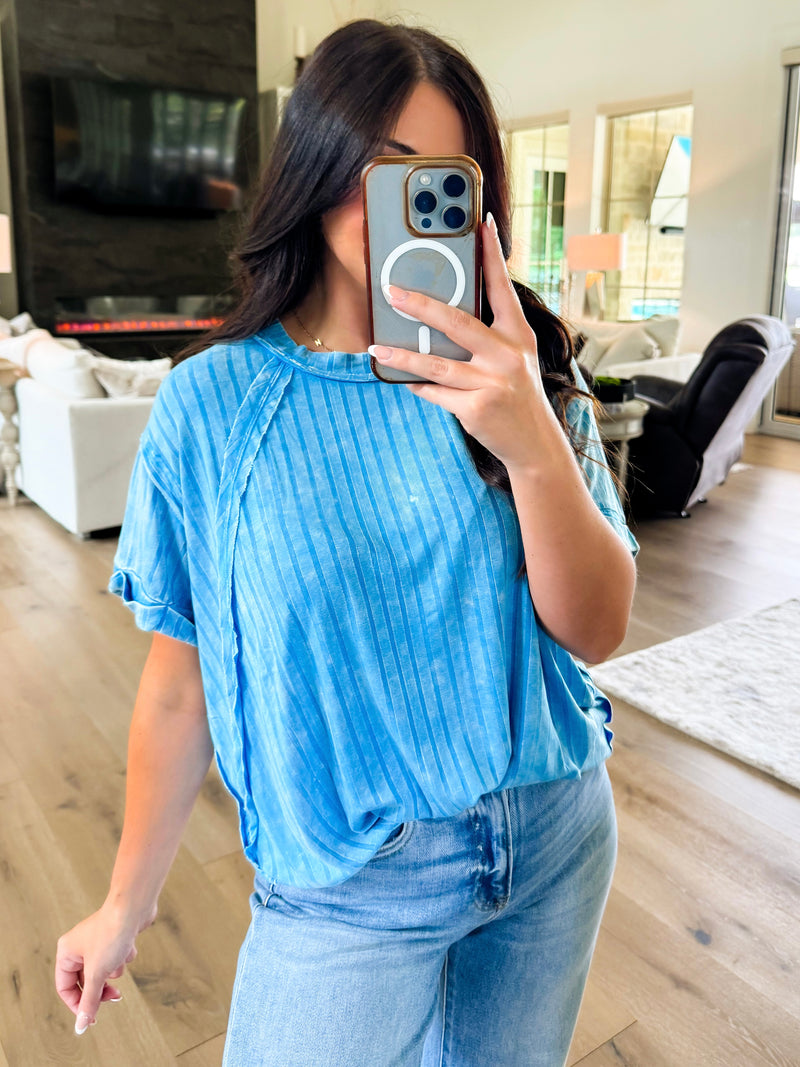 Kami Acid Wash Top