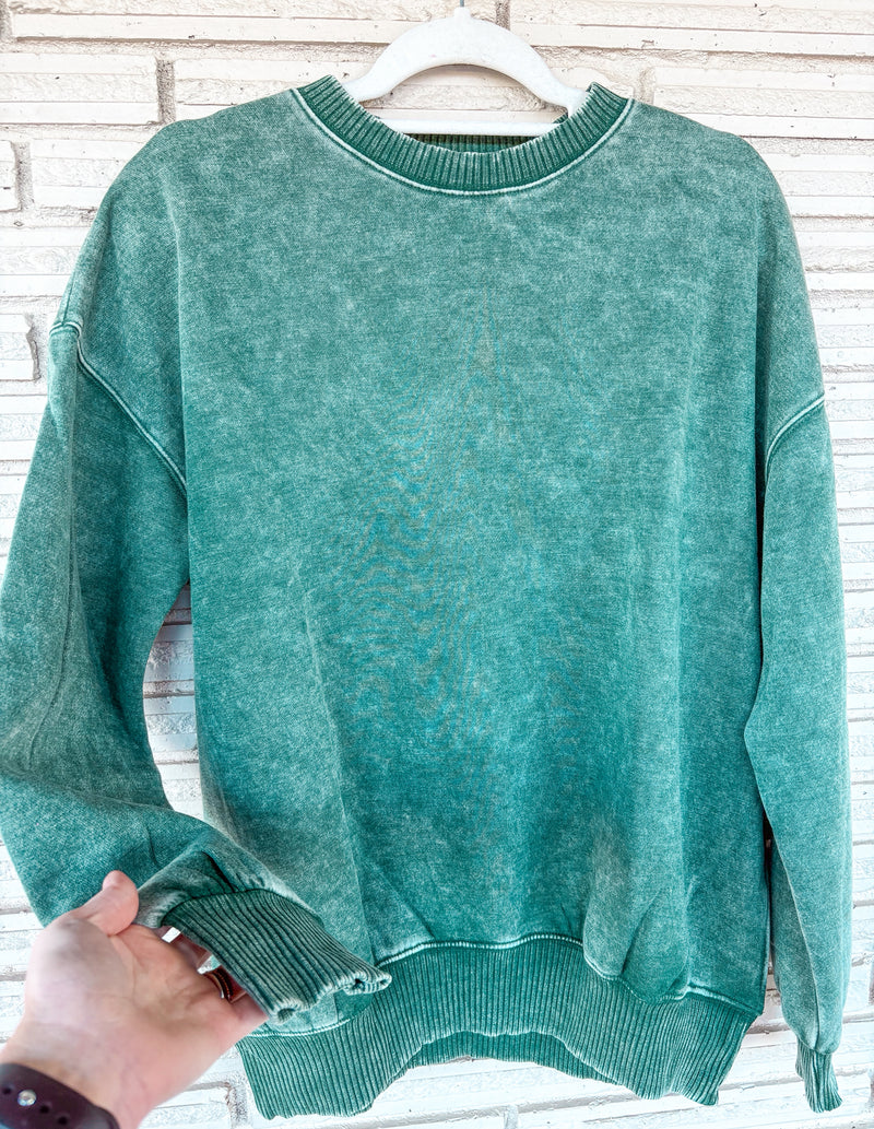 Gabby Acid Wash Pullover