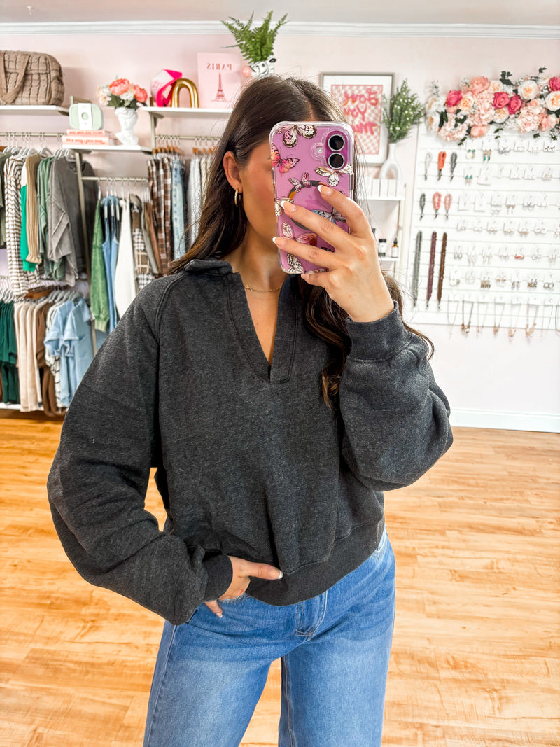 Riggins Collared Sweatshirt