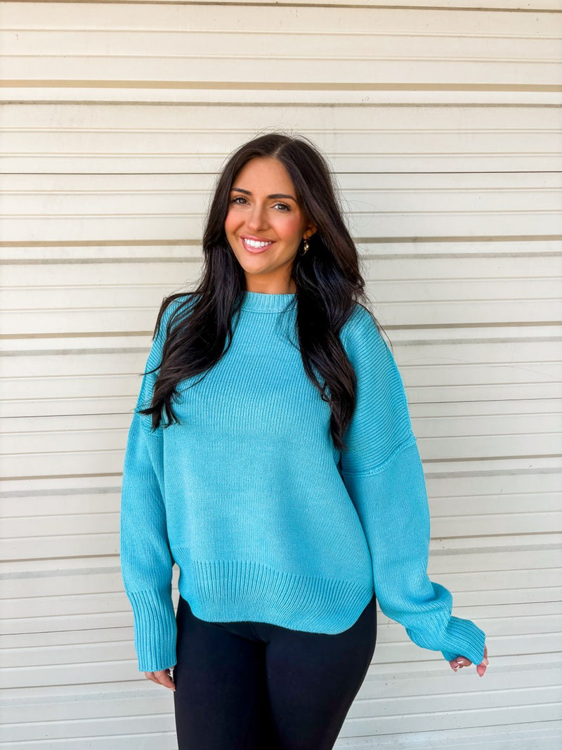 Darla Blue Sweater