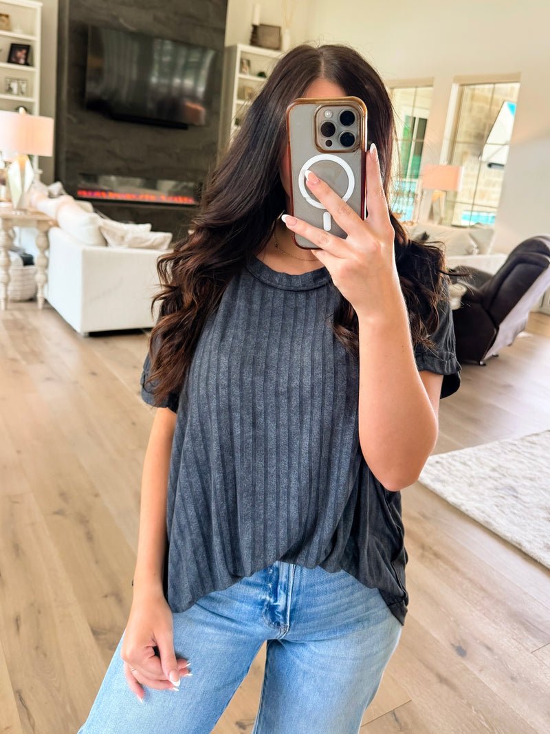 Kami Acid Wash Top