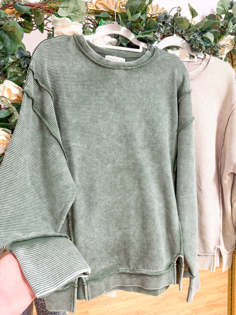 Kinsey Ribbed Pullover