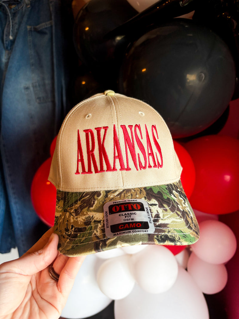 Arkansas Camo Hat