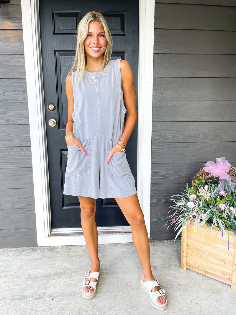 Kinsey Mineral Wash Romper