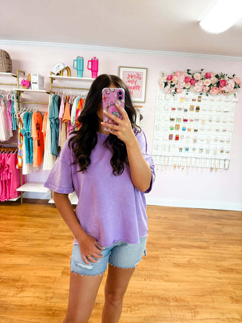 Andy Acid Wash Top