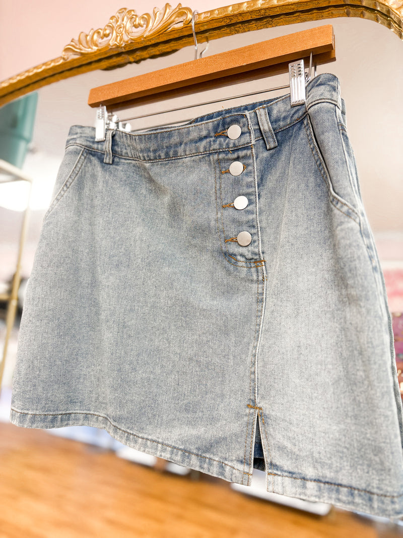 April Denim Skirt