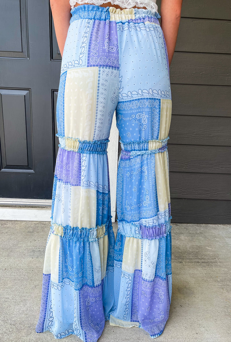 Patches Palazzo Pants