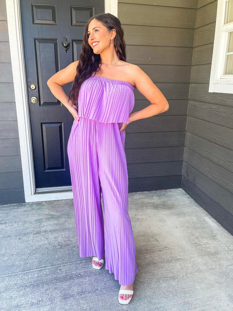 Sadie Jumpsuit In Lavender