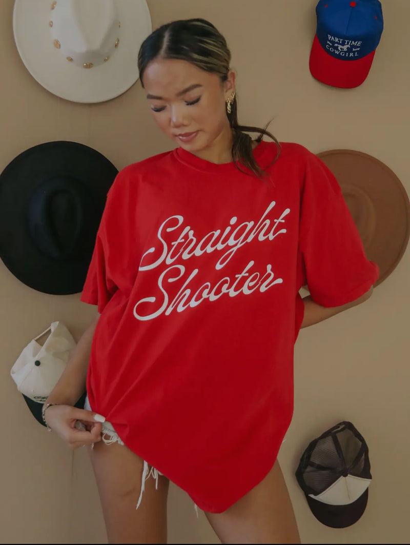 Shoot It To Me Straight Tee