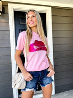 Sequin Cowgirl Hat Tee