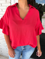 Beatrix Ruffle Blouse