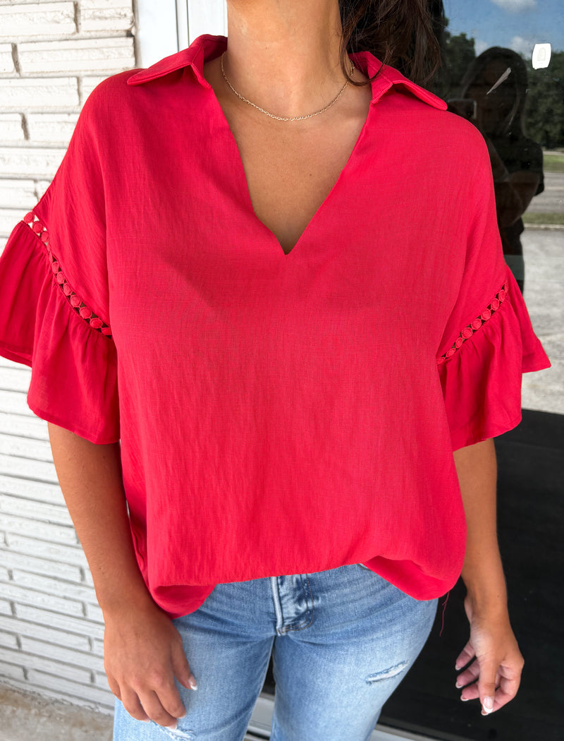 Beatrix Ruffle Blouse