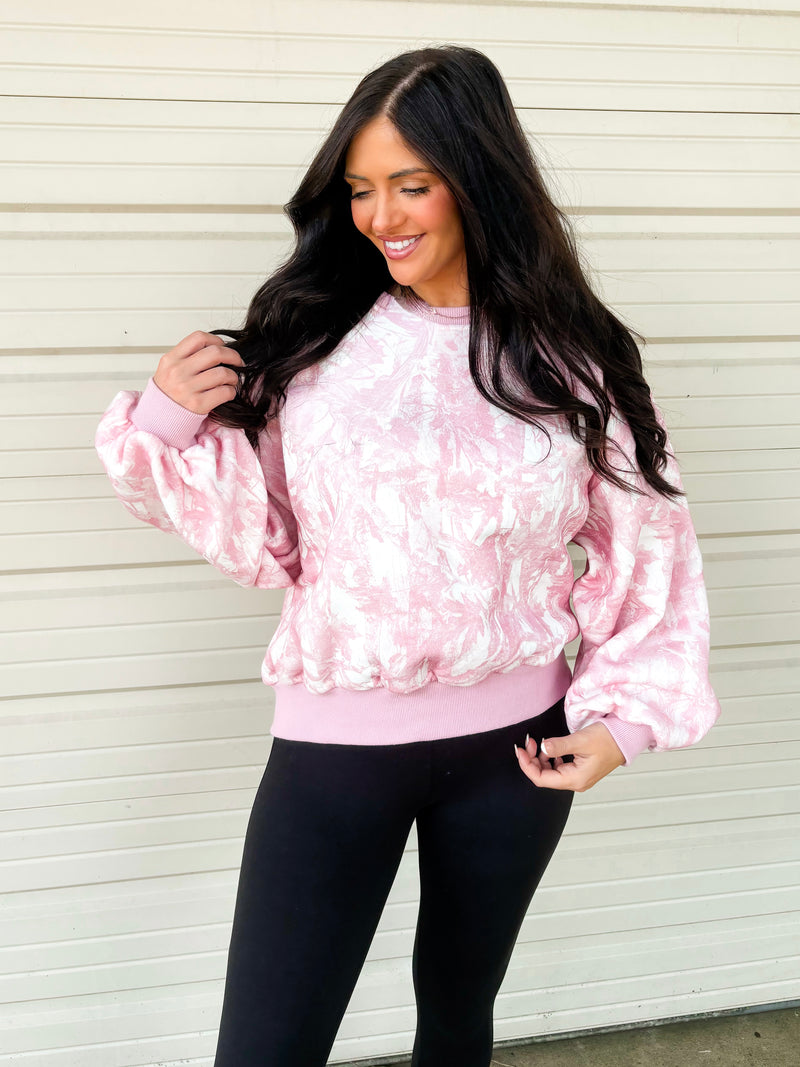Pink Camo Sweatshirt