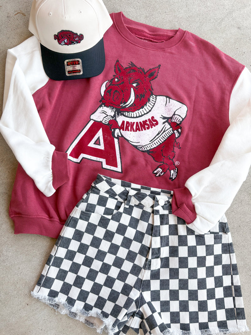 UARK Two Tone Sweatshirt