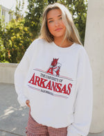 The University White Sweatshirt