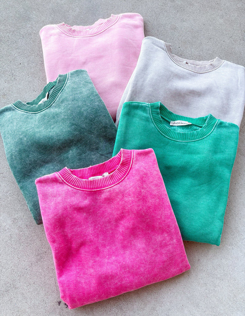 Gabby Acid Wash Pullover