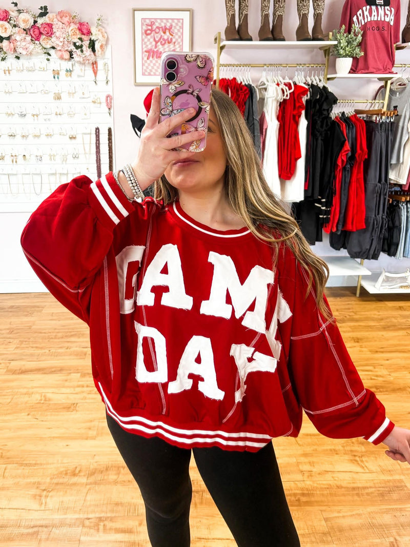 Gameday Patchwork Sweatshirt