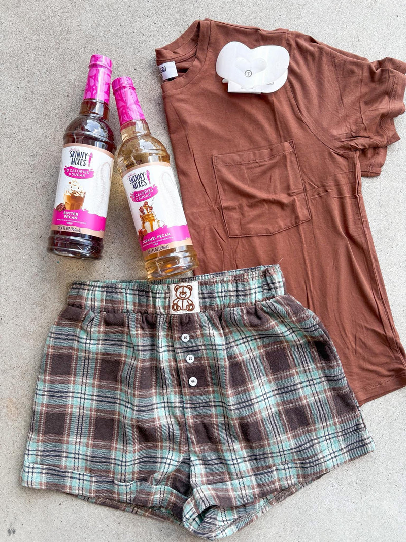Kailor Plaid Boxy Shorts